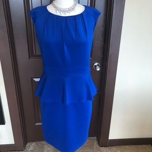 Spence peplum dress